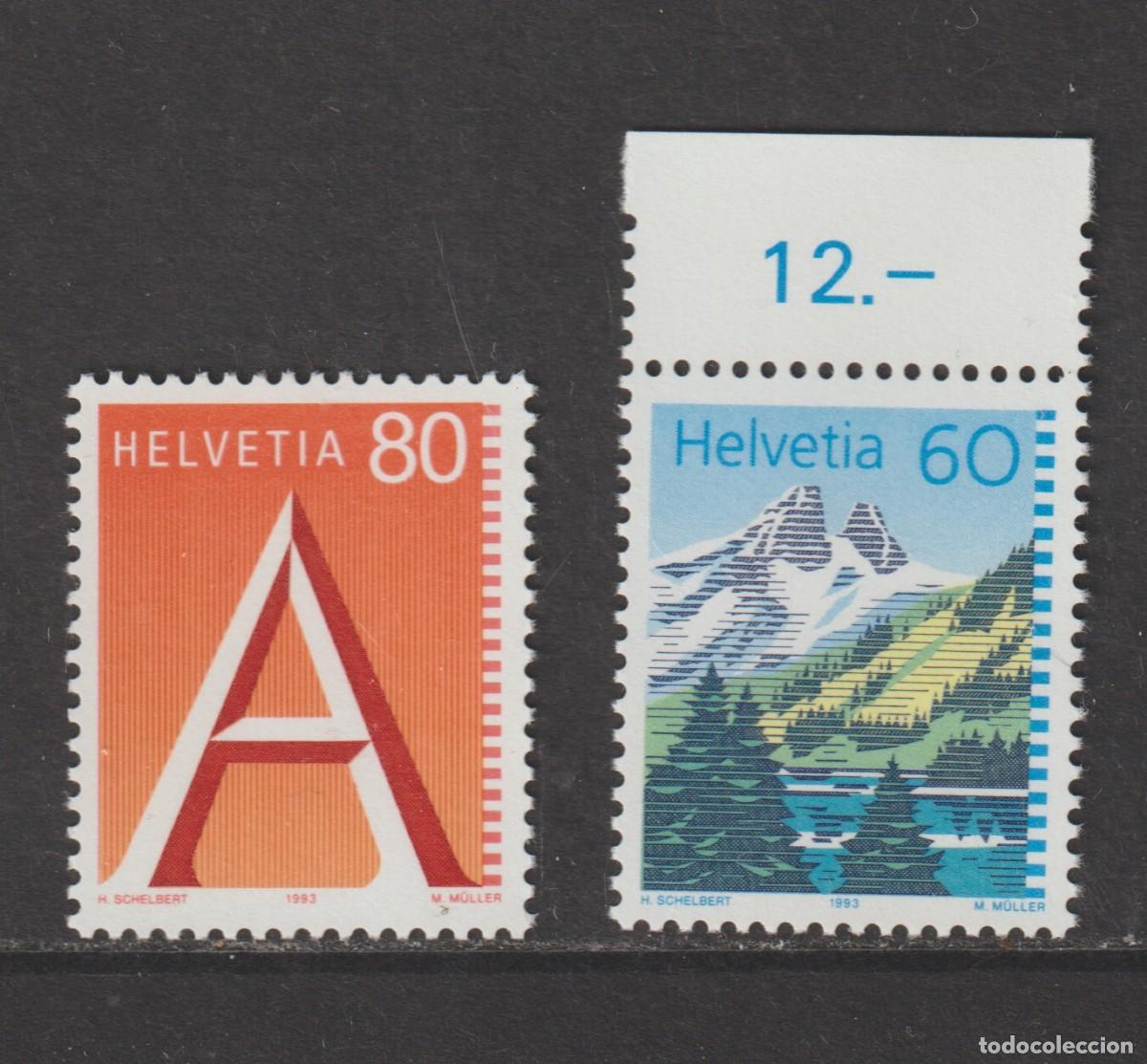 Sellos: Suisse Switzerland 1993 - Yvert 1417/1418 mnh**