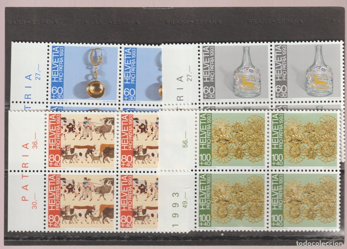 Sellos: Suisse Switzerland 1993 - Pro Patria Yvert 1430/1433 b4 mnh**