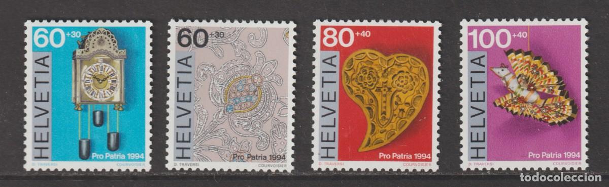 Sellos: Suisse Switzerland 1993 - Pro Patria Yvert 1455/1458 mnh**