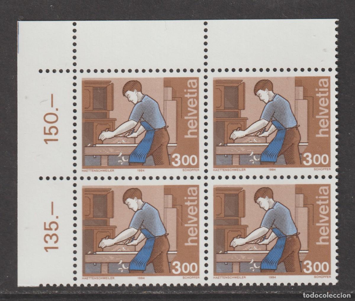 Sellos: Suisse Switzerland 1994 - Yvert 1461 b4 mnh**