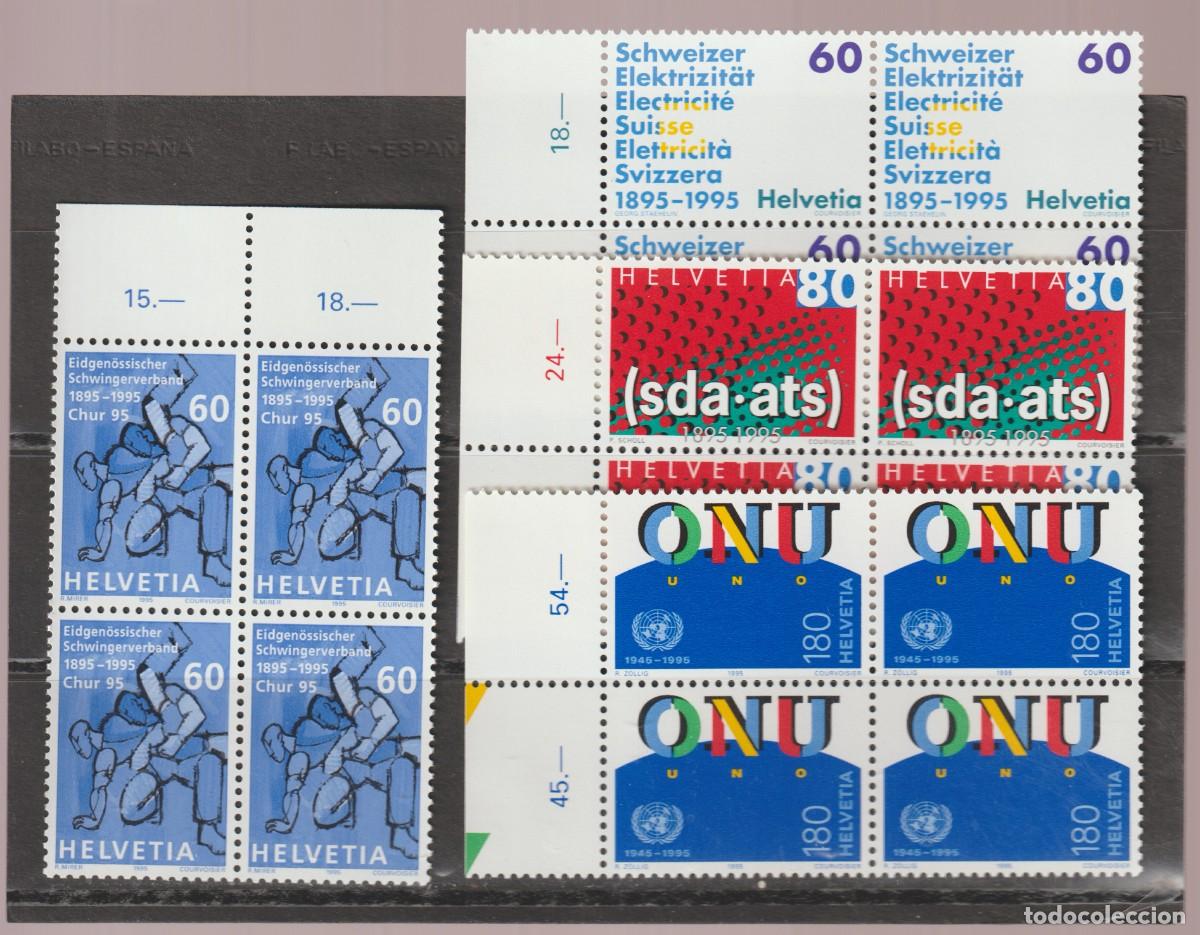 Sellos: Suisse Switzerland 1995 - Yvert 1468/1471 b4 mnh**