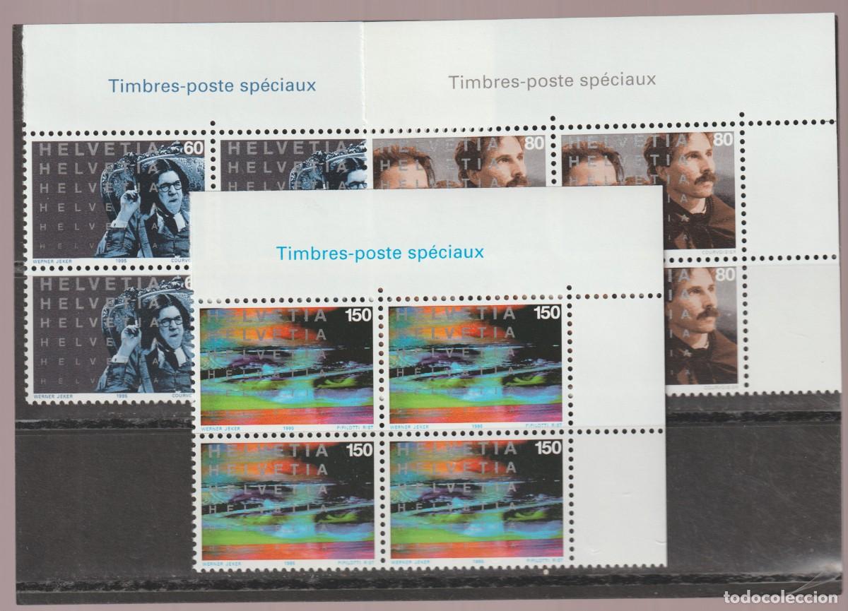 Sellos: Suisse Switzerland 1995 - Yvert 1487/1489 b4 mnh**