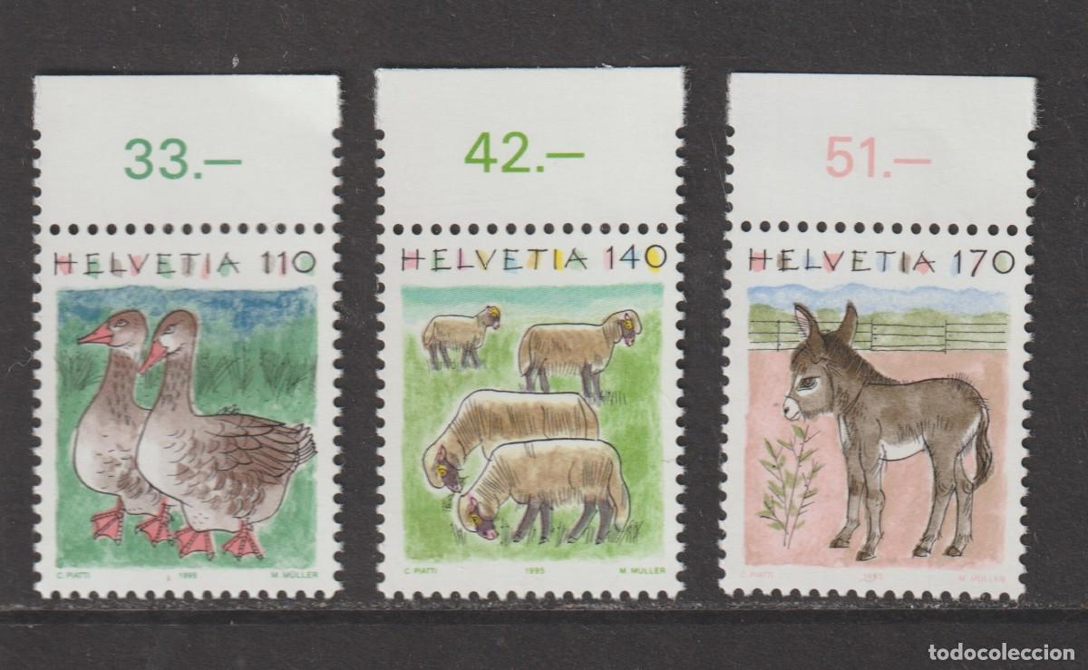 Sellos: Suisse Switzerland 1995 - Yvert 1491/1493 mnh**