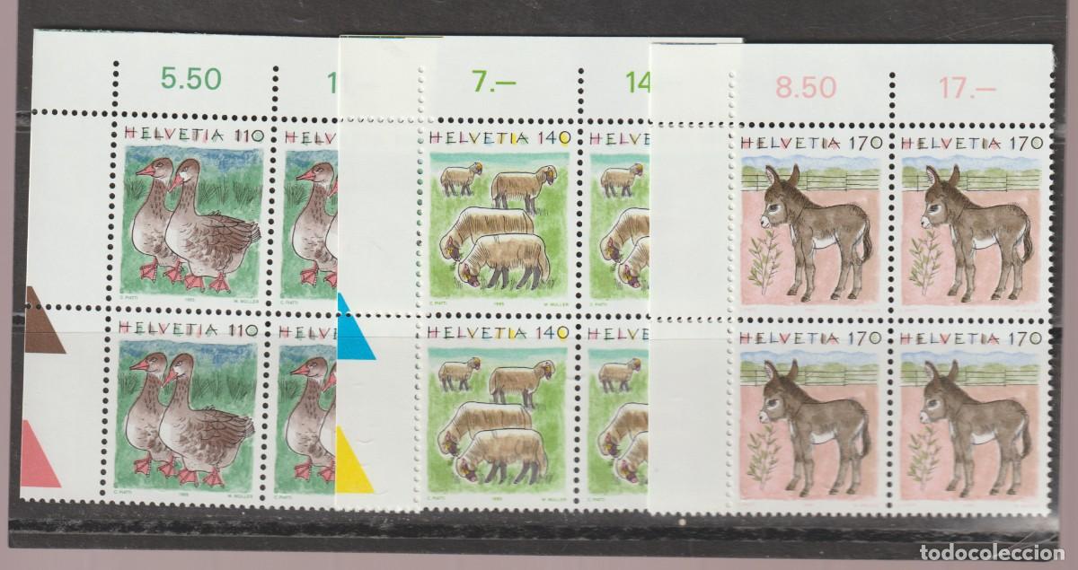 Sellos: Suisse Switzerland 1995 - Yvert 1491/1493 b4 mnh**