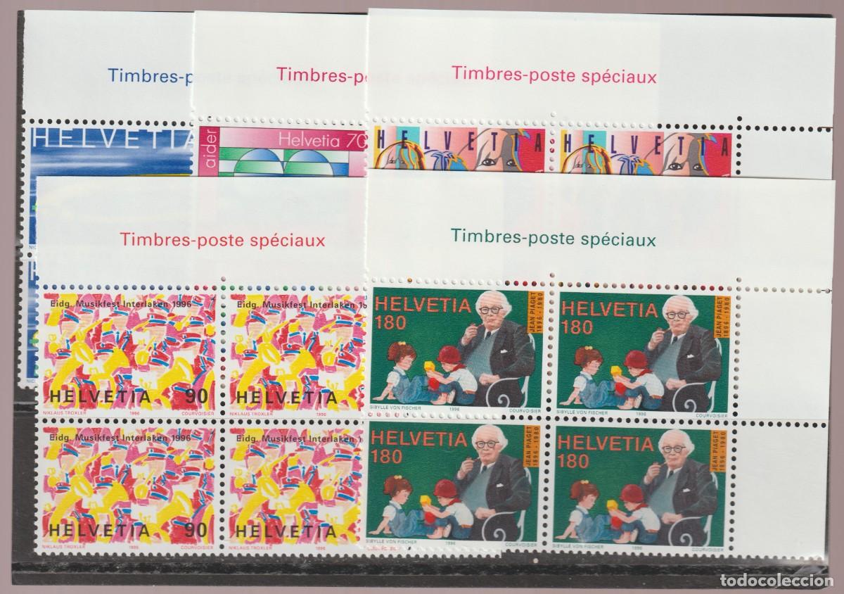 Sellos: Suisse Switzerland 1996 - Yvert 1499/1503 b4 mnh**