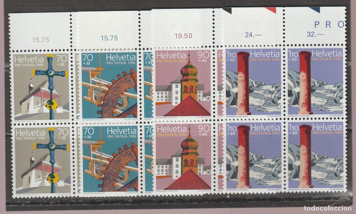 Sellos: Suisse Switzerland 1996 - Yvert 1505/1508 b4 mnh**