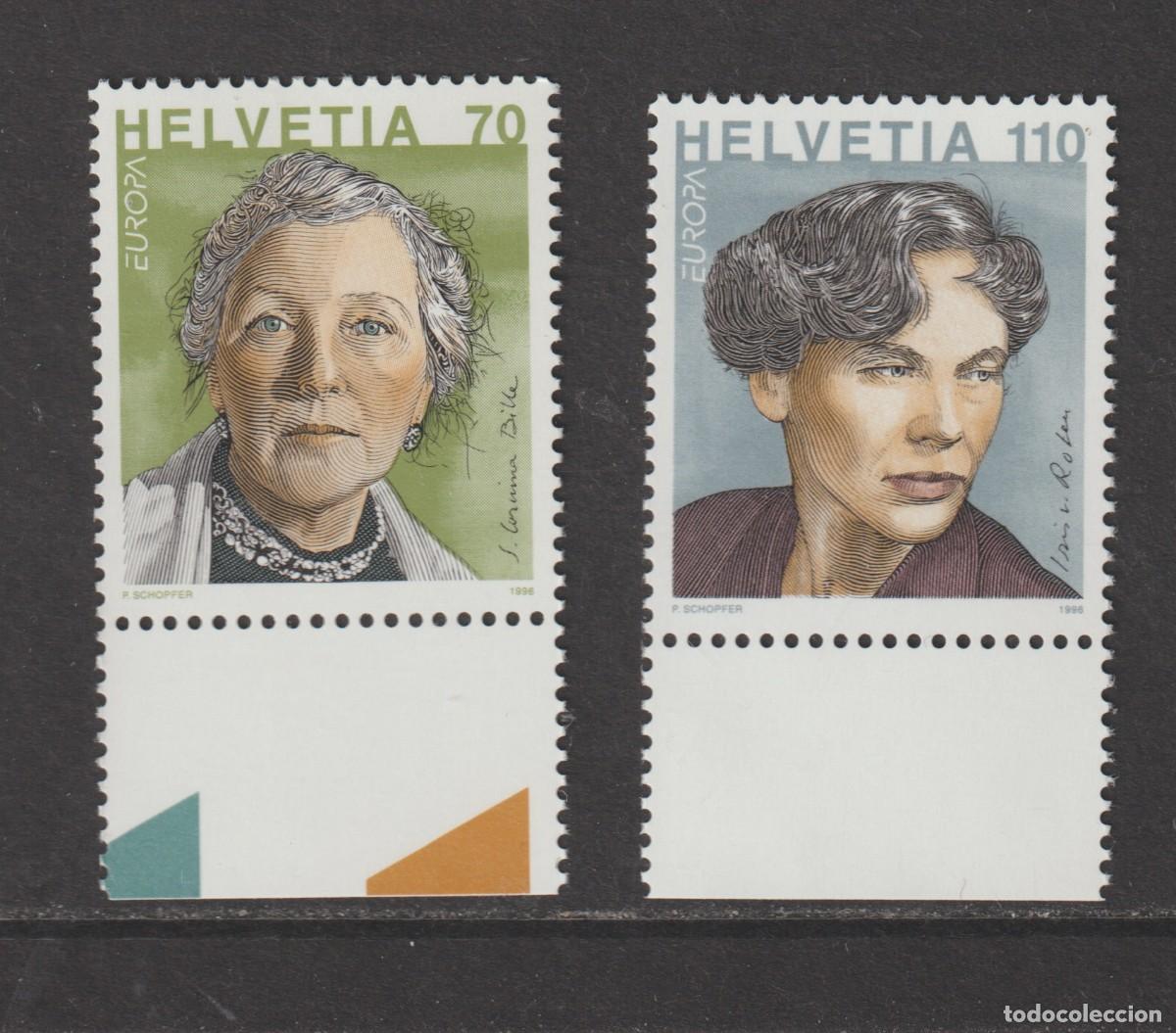 Sellos: Suisse Switzerland 1996 - Europa CEPT Yvert 1509/1510 mnh**