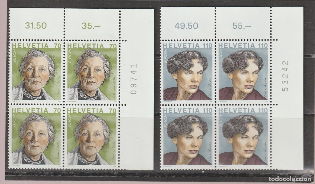 Sellos: Suisse Switzerland 1996 - Europa CEPT Yvert 1509/1510 b4 mnh**