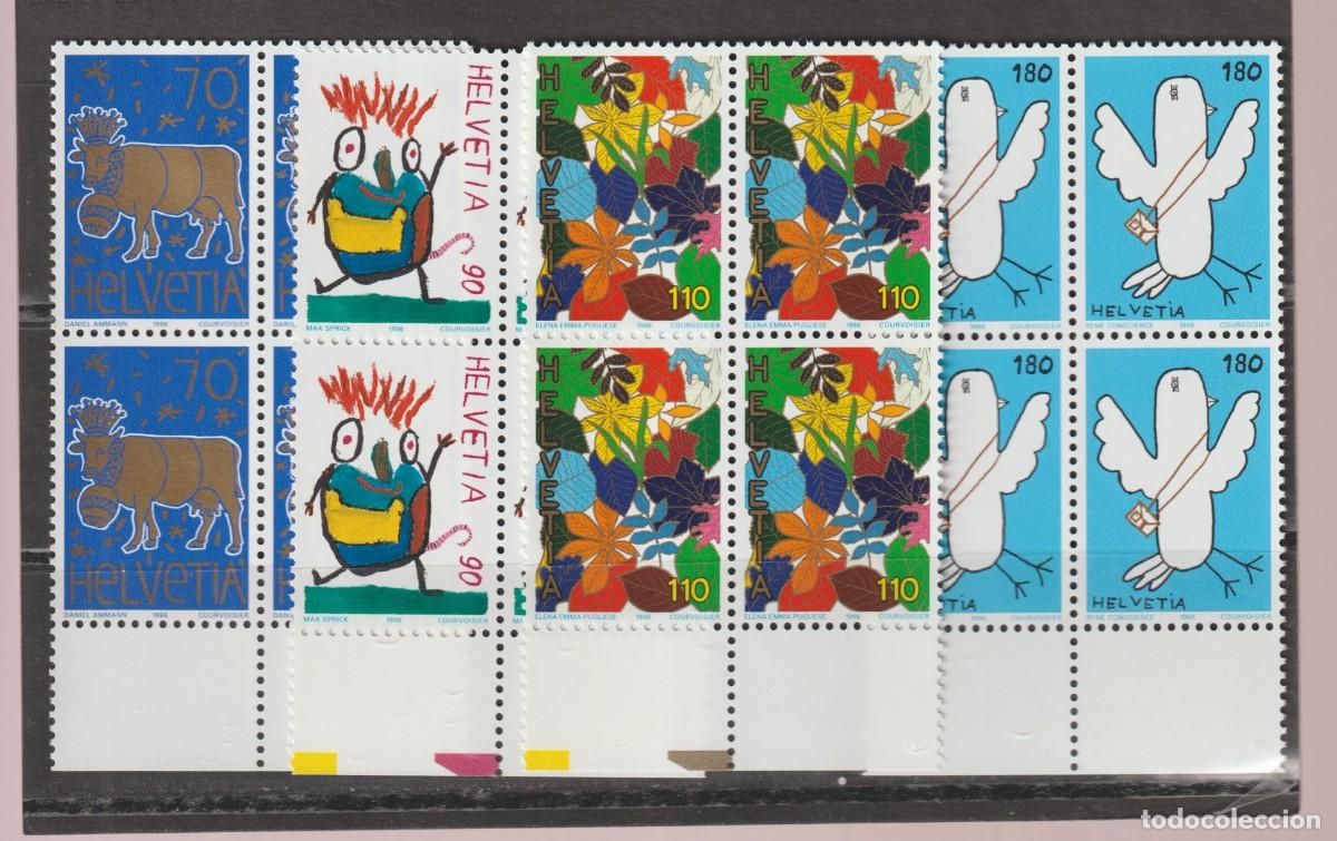 Sellos: Suisse Switzerland 1996 - 1521/1524 b4 mnh**