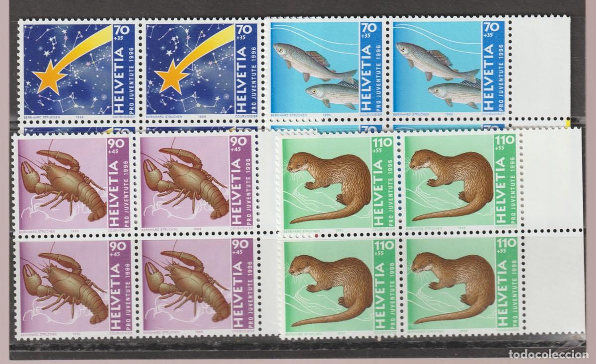 Sellos: Suisse Switzerland 1996 - 1525/1528 b4 mnh**