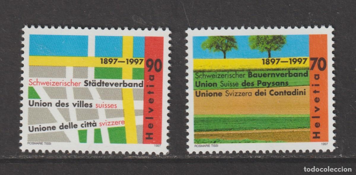 Sellos: Suisse Switzerland 1997 - 1544/1545 mnh**