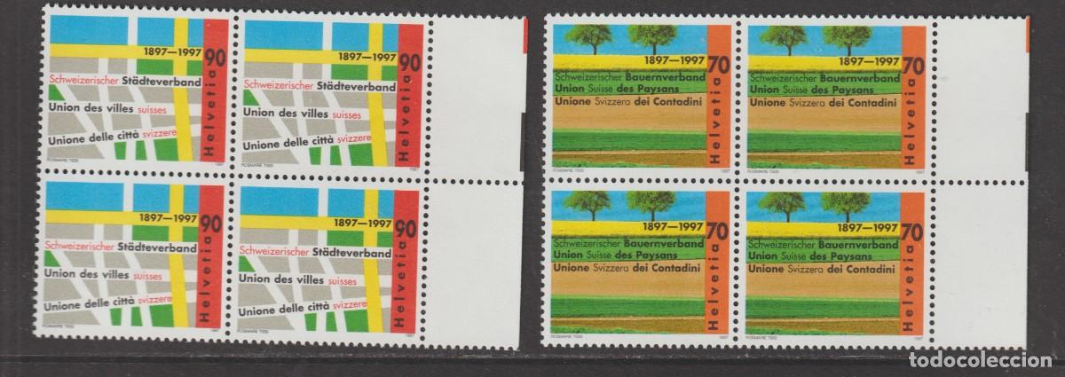 Sellos: Suisse Switzerland 1997 - 1544/1545 b4 mnh**