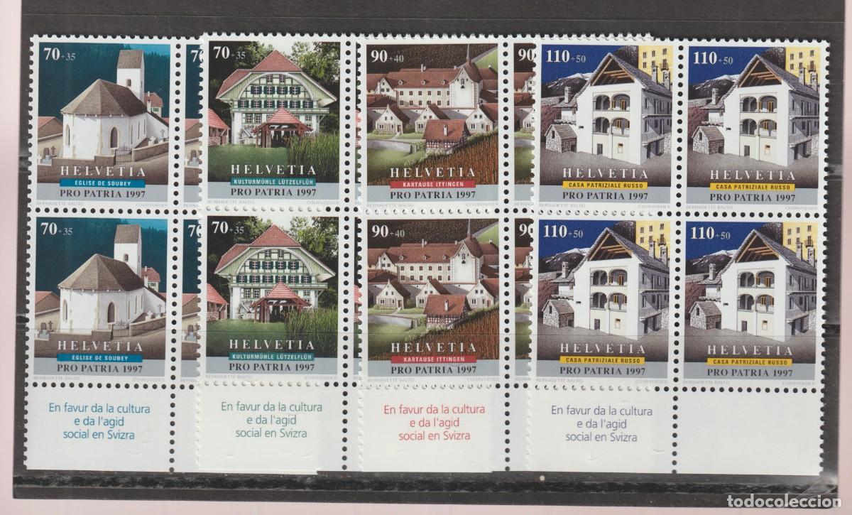 Sellos: Suisse Switzerland 1997 - Pro Patria 1539/1542 mnh**