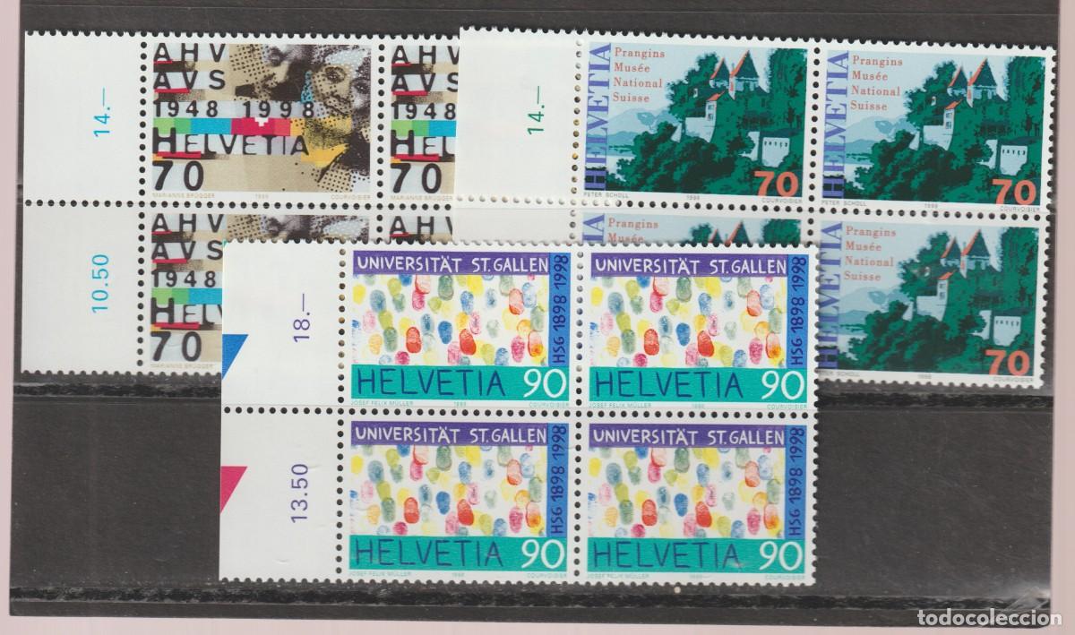 Sellos: Suisse Switzerland 1998 - 1574/1576 b4 mnh**