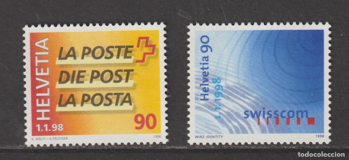 Sellos: Suisse Switzerland 1998 - 1561/1562 mnh**