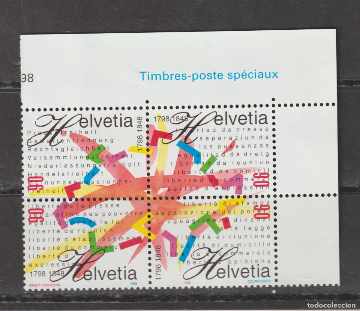 Sellos: Suisse Switzerland 1998 - 1563 mnh**