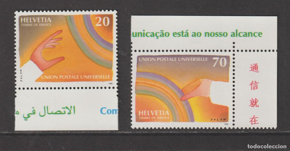 Sellos: Suisse Switzerland 1999 - Service Yvert 474/475 mnh**