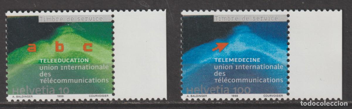 Sellos: Suisse Switzerland 1999 - Service Yvert 472/473 mnh**