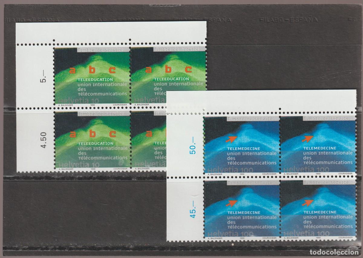 Sellos: Suisse Switzerland 1999 - Service Yvert 472/473 b4 mnh**