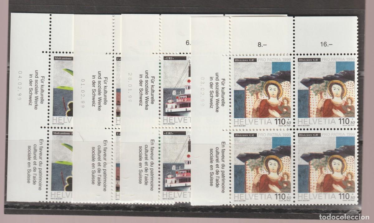 Sellos: Suisse Switzerland 1998 - Pro Patria Yvert 1609/1612 b4 mnh**