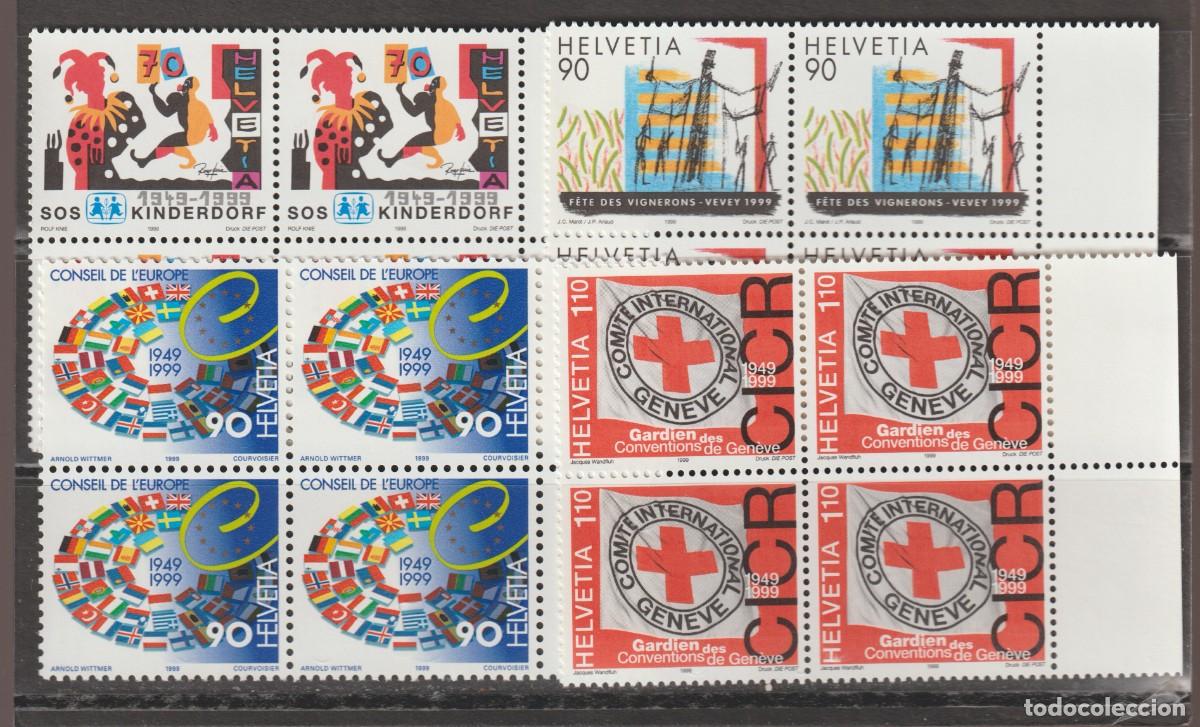 Sellos: Suisse Switzerland 1999 - Yvert 1614/1617 b4 mnh**