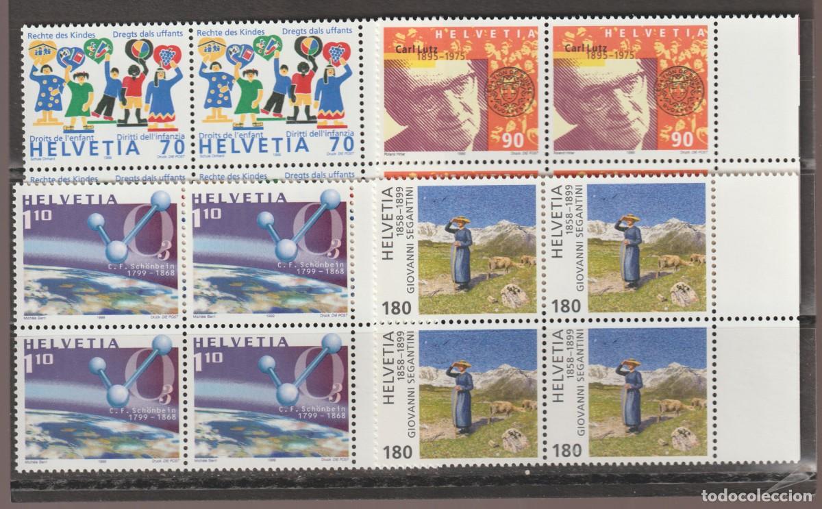 Sellos: Suisse Switzerland 1999 - Yvert 1623/1626 b4mnh**
