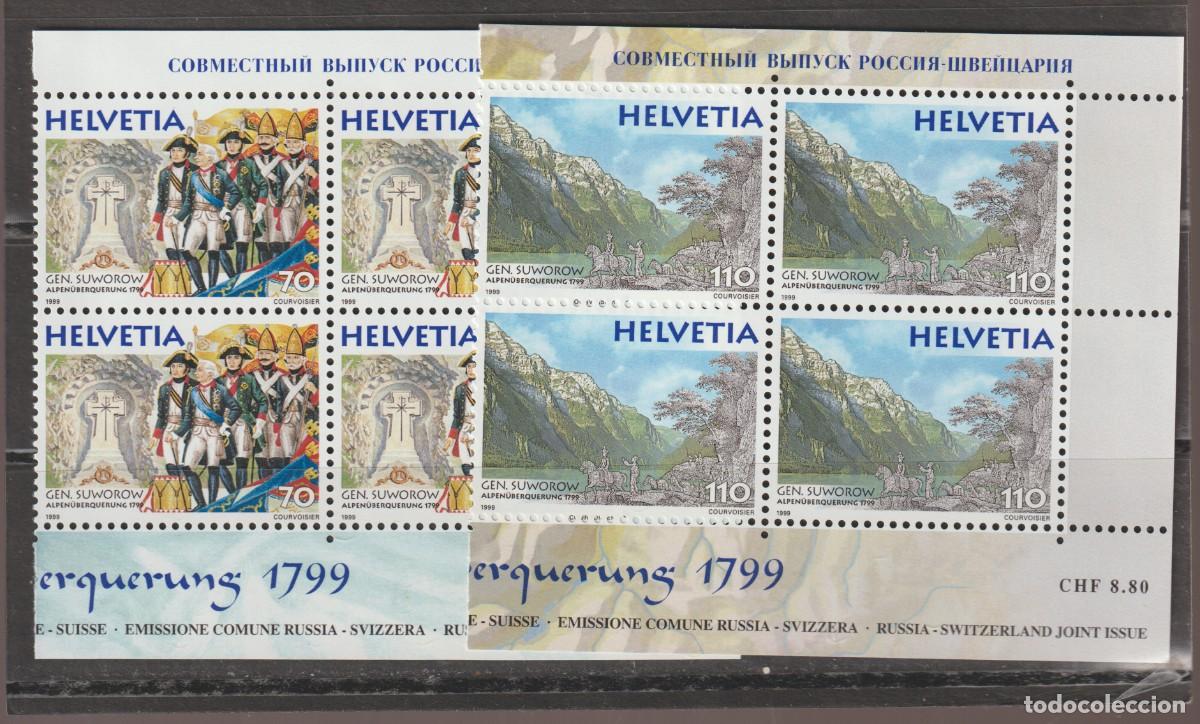 Sellos: Suisse Switzerland 1999 - Yvert 1627/1628 b4 mnh**
