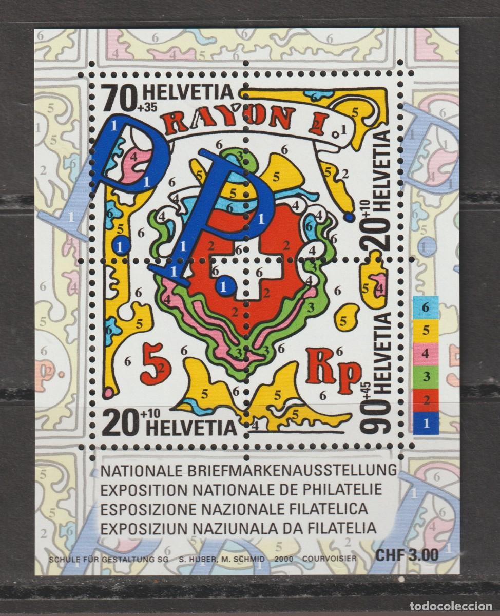 Sellos: Suisse Switzerland 2000 - Yvert bloc 30 mnh**