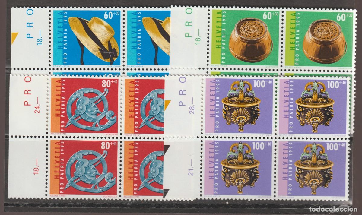 Sellos: Suisse Switzerland 1995 - Pro Patria Yvert 1476/1479 mnh**