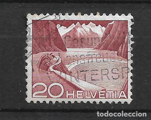 Sellos: suiza 1949 scott 332 usado - 12/6