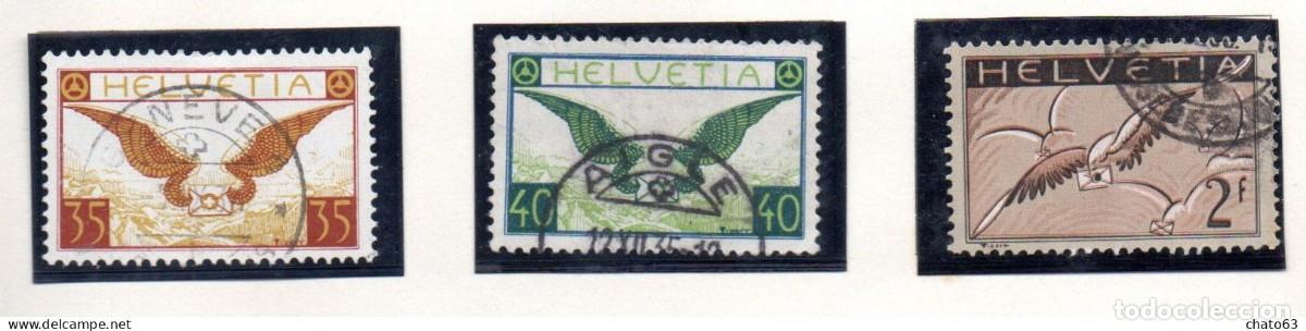Sellos: SUIZA. 1930. AEREO YT PA 13/15