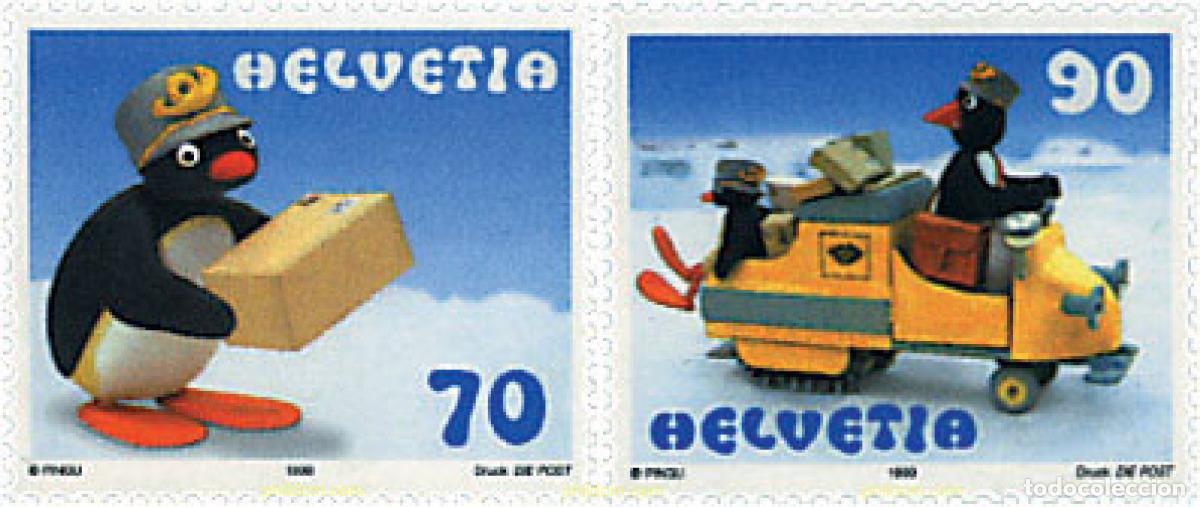 Sellos: 48778 MNH SUIZA 1999 PINGU. PERSONAJE DE DIBUJOS ANIMADOS
