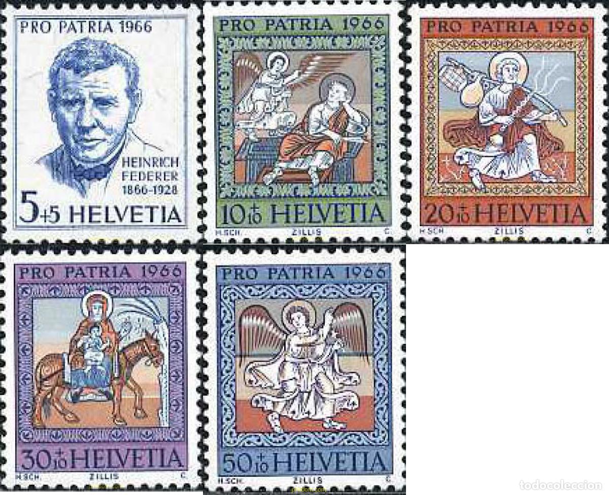 Sellos: 128199 MNH SUIZA 1966 PRO PATRIA