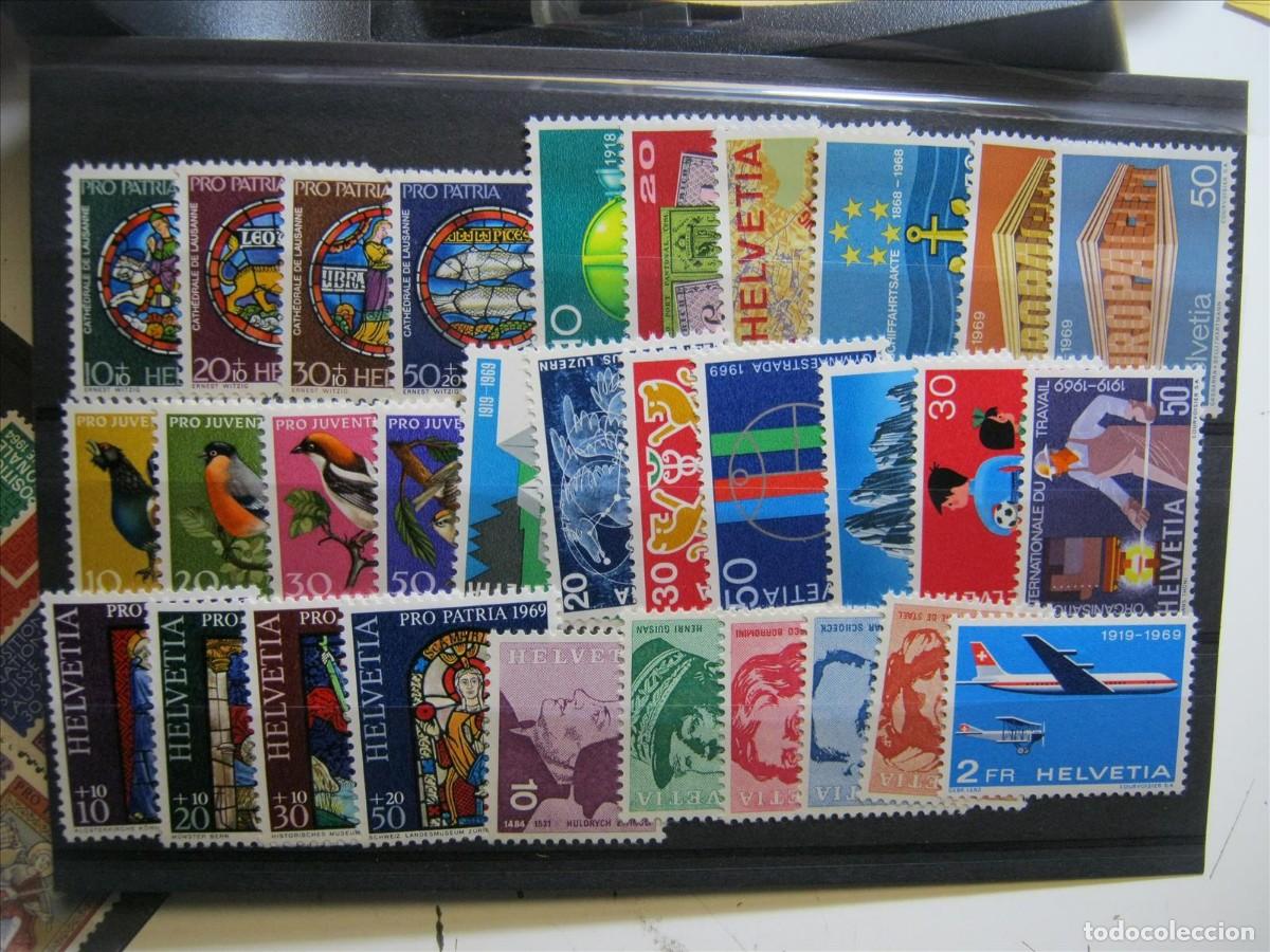 Sellos: SUIZA LOTE SERIES MNH** SIN CHARNELA LUJO -2-.