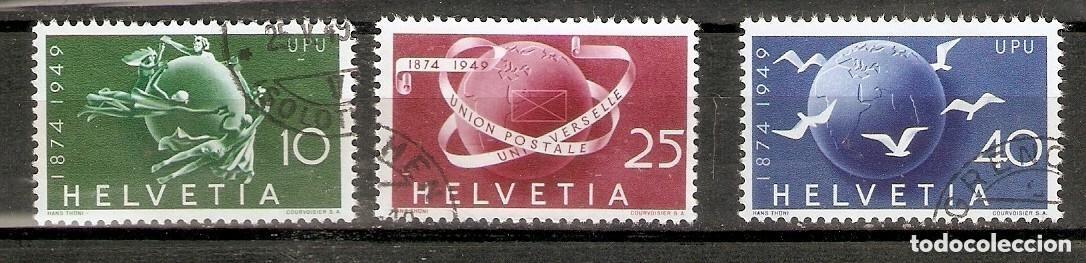 Sellos: SUIZA. 1949. YT 474/479. 75&ordm; ANIV. UNION POSTAL UNIVERSAL