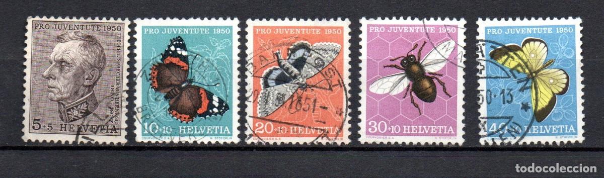 Sellos: SUIZA. 1950. YT 502/506. PRO JUVENTUD