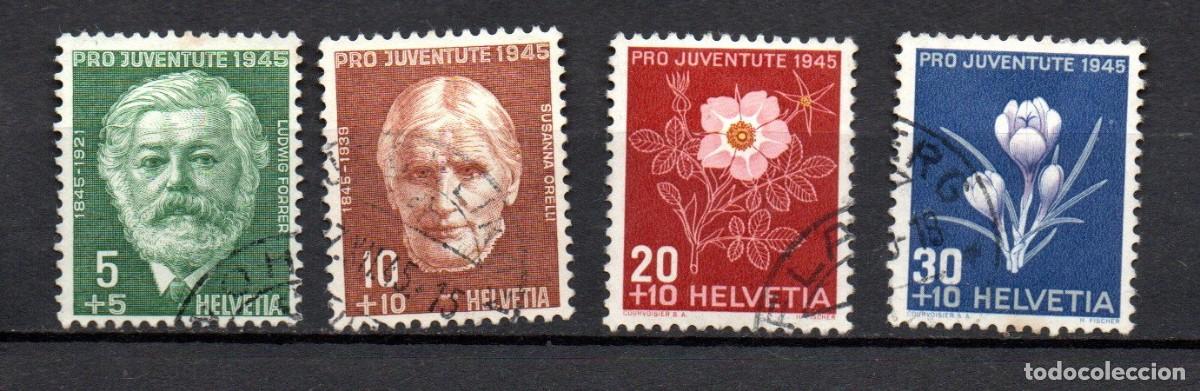 Sellos: SUIZA. 1945. YT 423/426. PRO JUVENTUD