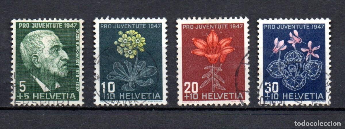 Sellos: SUIZA. 1947. YT 445/448. PRO JUVENTUD