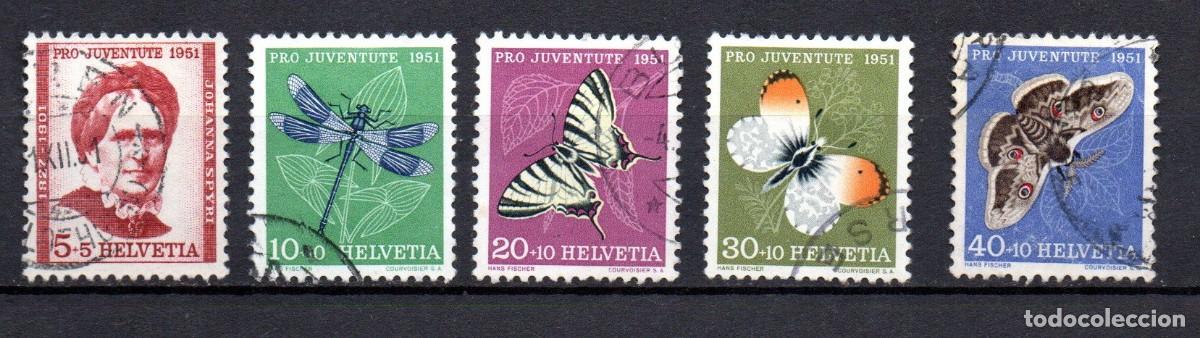 Sellos: SUIZA. 1951. YT 512/516 . PRO JUVENTUD