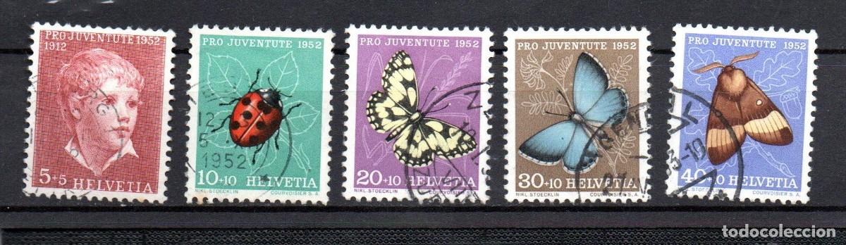 Sellos: SUIZA. 1952. YT 526/530 . PRO JUVENTUD