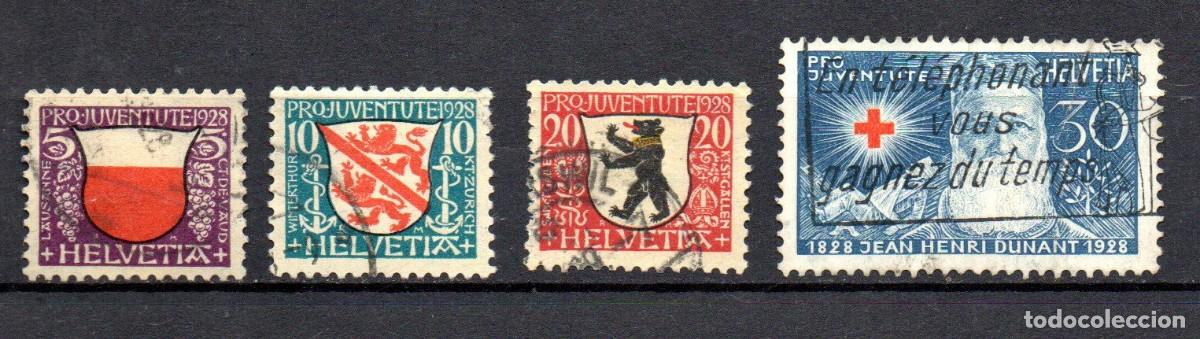 Sellos: SUIZA. 1928. YT 231/234. PRO JUVENTUD