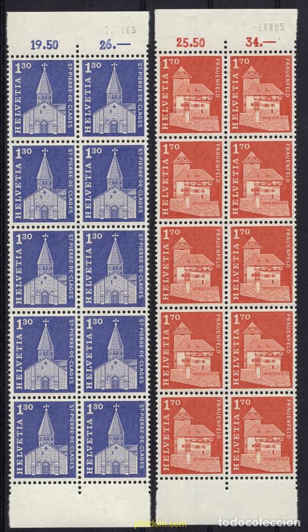 Sellos: 666398 MNH SUIZA 1966 MOTIVOS VARIOS