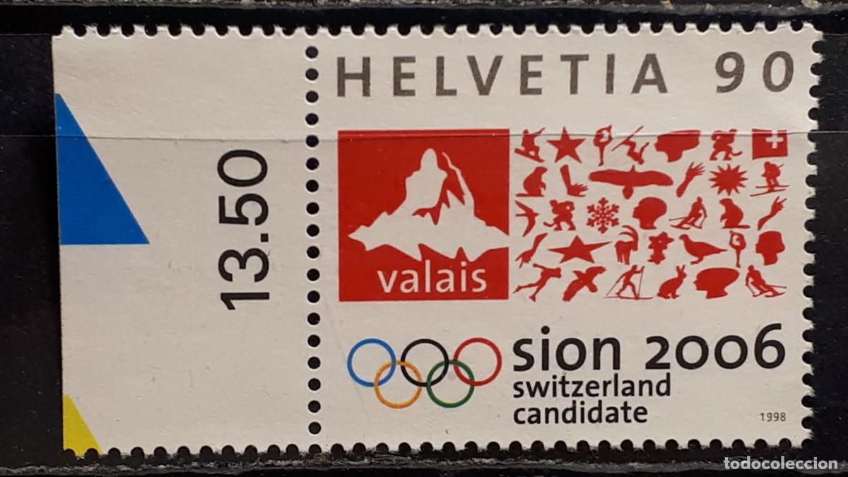 Sellos: SUIZA. A&ntilde;o 1998 **. YVERT 1567