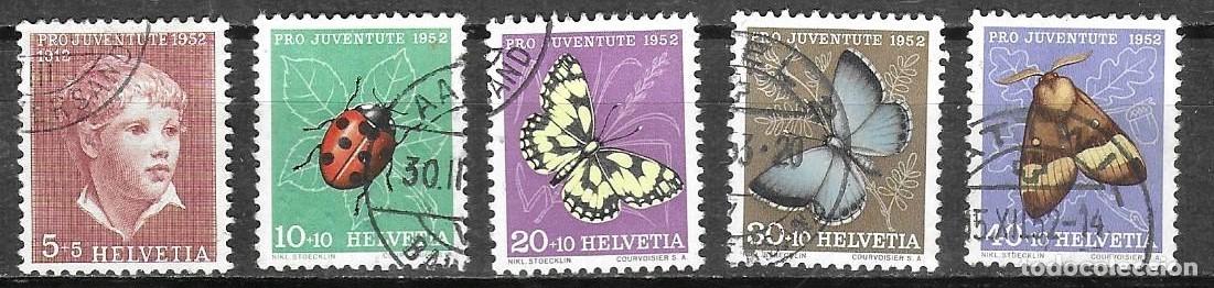 Selos: SELLOS USADOS DE SUIZA 1952, YT 526/ 30