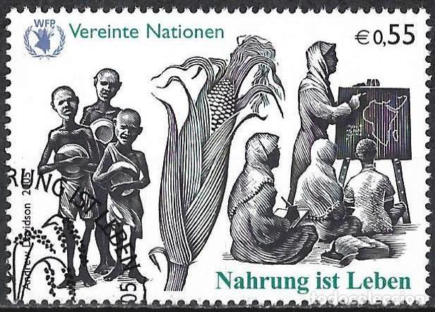Sellos: Naciones Unidas (Viena) 2005 - Mi 453 - YT 464 - D&iacute;a de la Alimentaci&oacute;n - MNH**