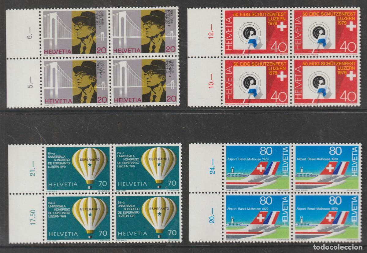 Sellos: Suisse Switzerland 1979 - Yvert 1076/1079 b4 mnh**