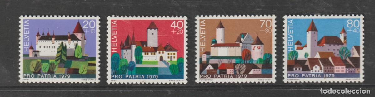 Sellos: Suisse Switzerland 1979 - Yvert 1086/1089 mnh**