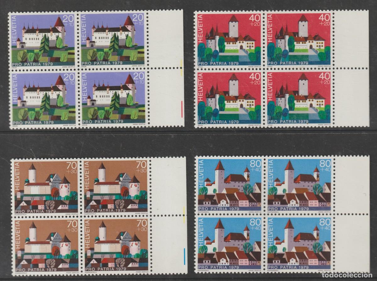 Sellos: Suisse Switzerland 1979 - Yvert 1086/1089 b4 mnh**