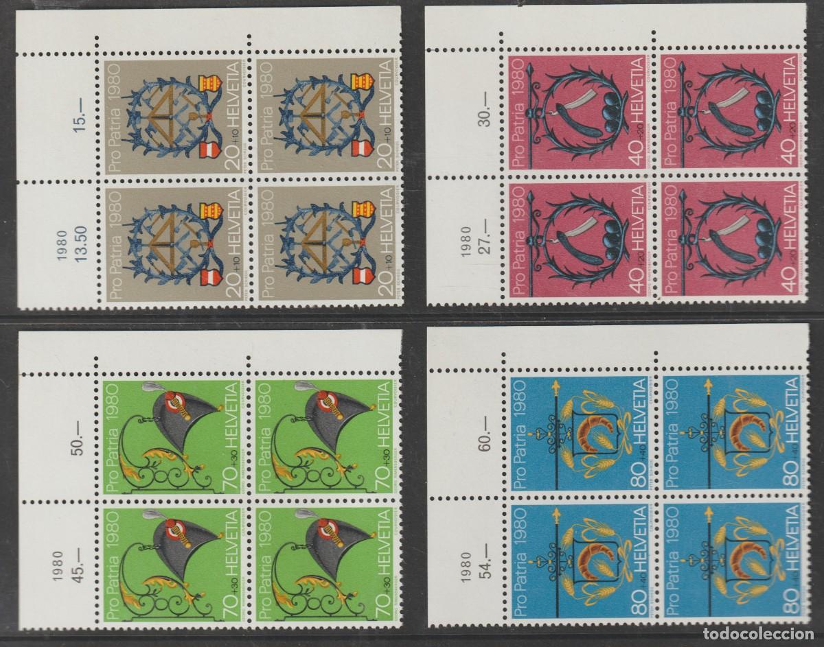 Sellos: Suisse Switzerland 1979 - Pro Patria Yvert 1106/1109 b4 mnh**