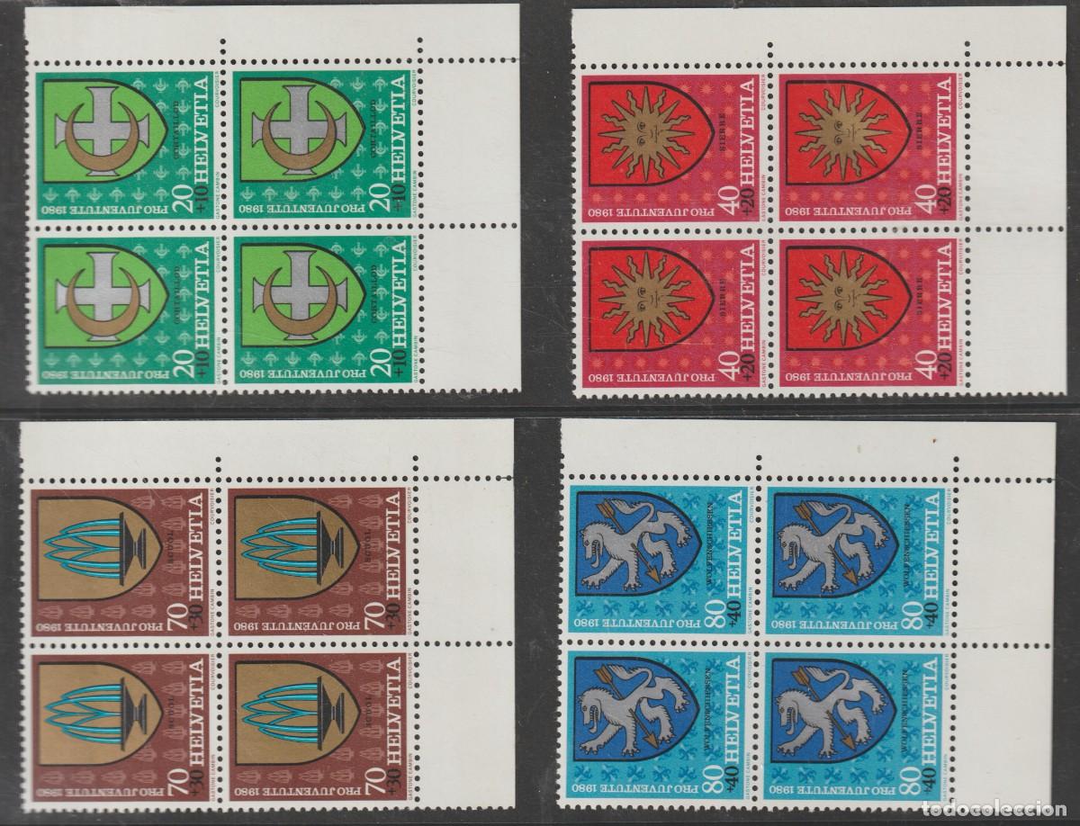 Sellos: Suisse Switzerland 1981 - Pro Patria Yvert 1117/1120 b4 mnh**